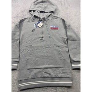 NBA Philadelphia 76ers Mens Medium‎ Quarter Zip Hoodie Grey NWT